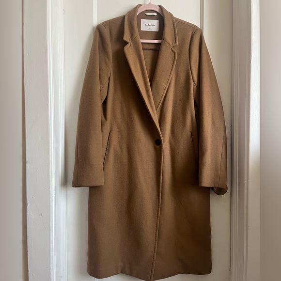 Babaton Jackets & Blazers - Babaton The Stedman Coat - Virgin Wool in Camel